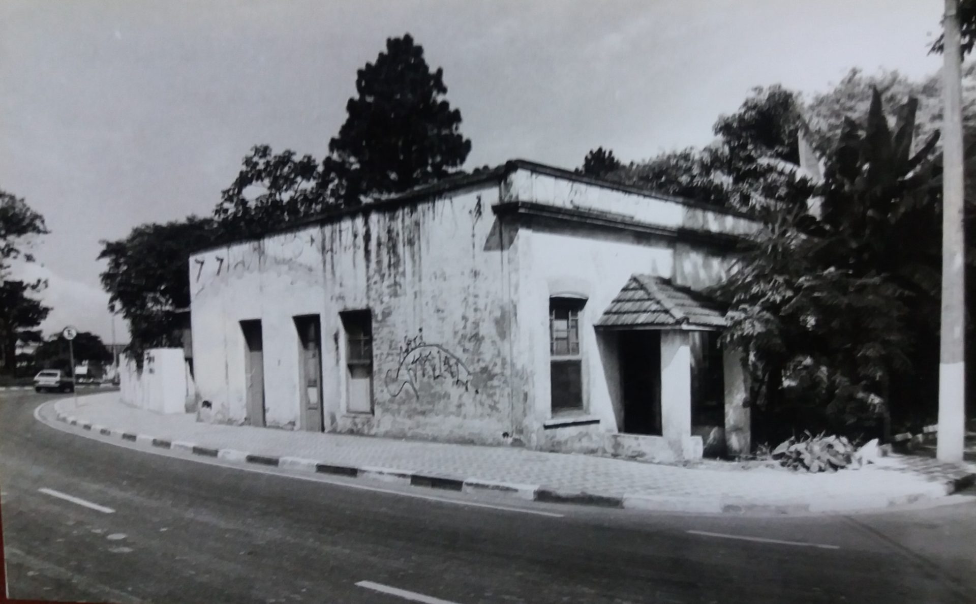 Casa Amarela abandonada no ano de 1992